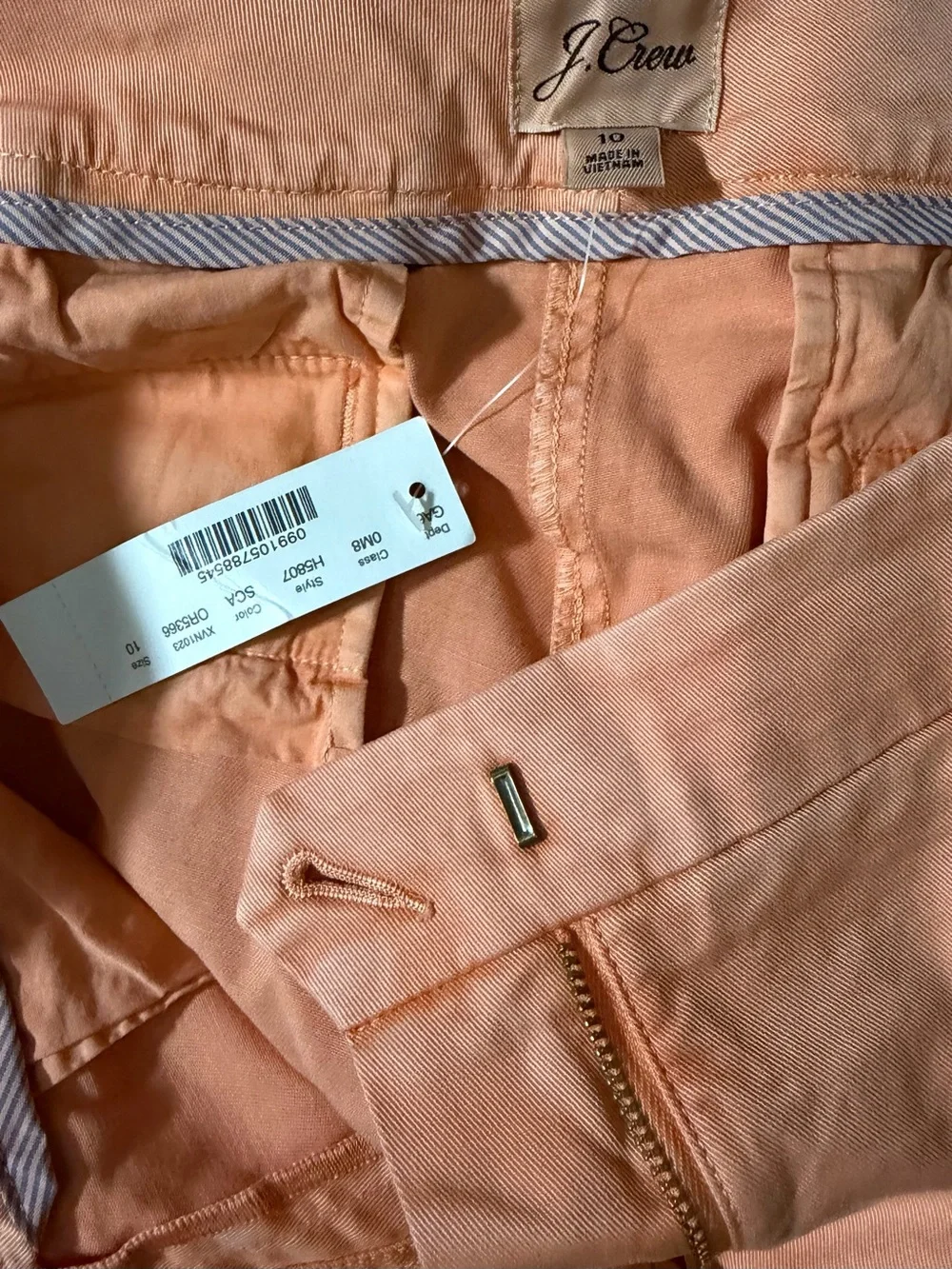 J crew shorts 10 NWT